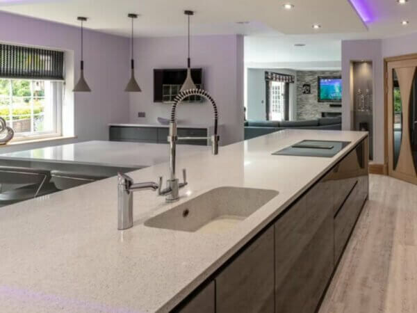 Bianco Norte14 Silestone Quartz Worktop SS BIANNO