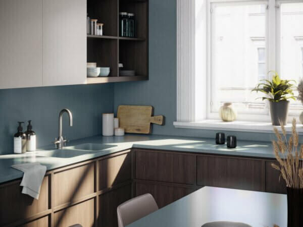 Cala Blue Silestone Quartz Worktop SS CALABL