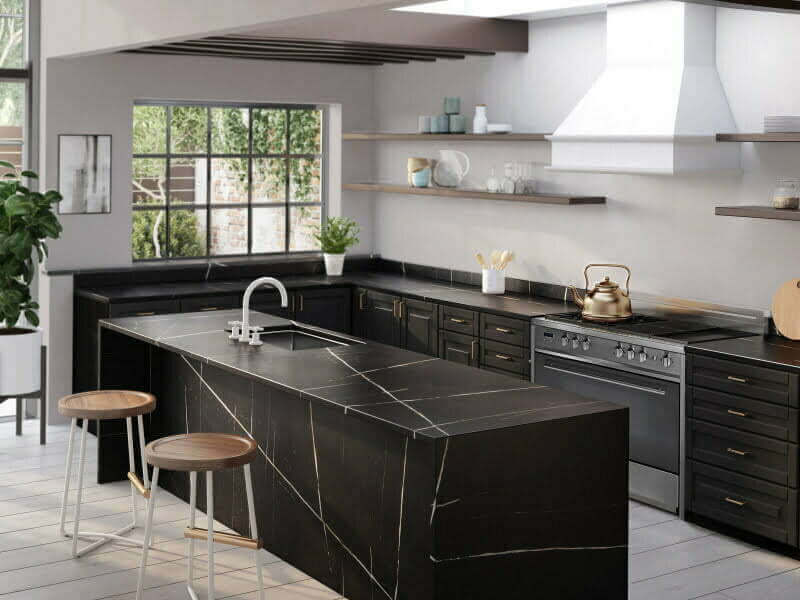 Et Noir Silestone Quartz Worktop SS ETNOIR