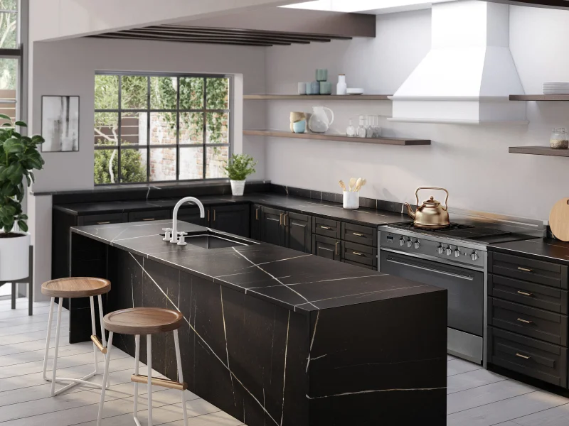 Et Noir Silestone Quartz Worktop SS ETNOIR