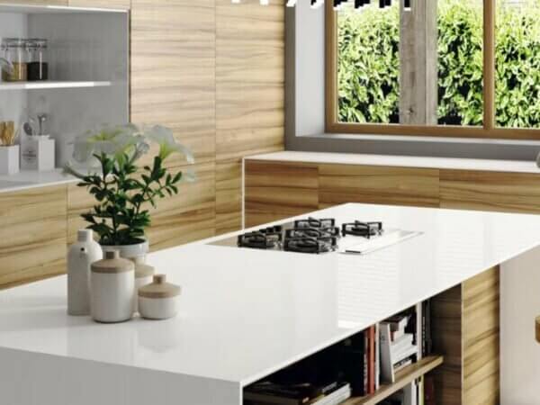 Iconic White Silestone Quartz Worktop SS ICONWH