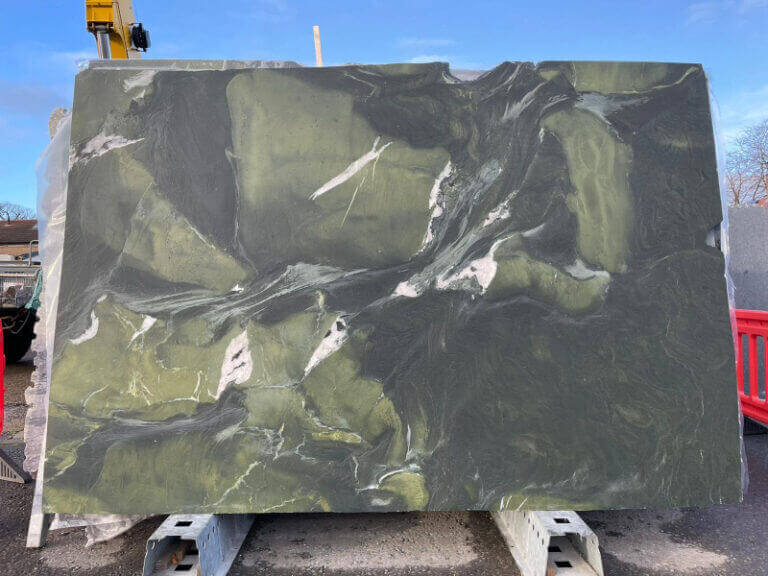 Jurassic Green Marble Worktop GER JURGRE