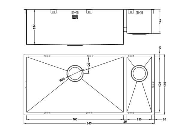 ZENDUO 700 180U DEEP