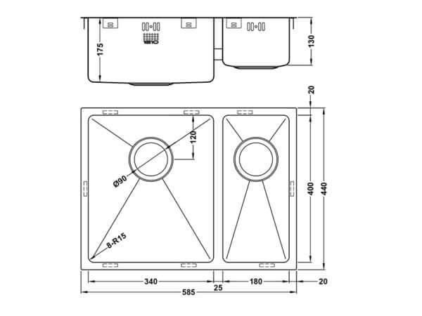 ZENDUO15 340 180U